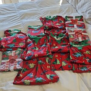 Wondershop Festive Red Dinosaur Pajama Set